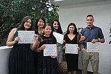 Primera ceremonia de certificados de coreano
